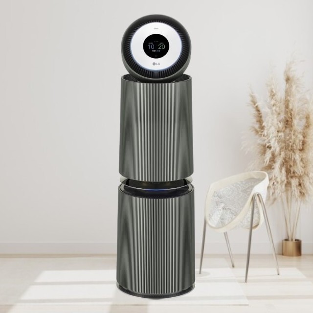 LG전자 퓨리케어 오브제컬렉션 360도 공기청정기 알파 UP 일반 필터 AS353NG3A 본품 AS353NGDA 114m2 + 필터 PFSNAC02 방문설치 1,999,000원