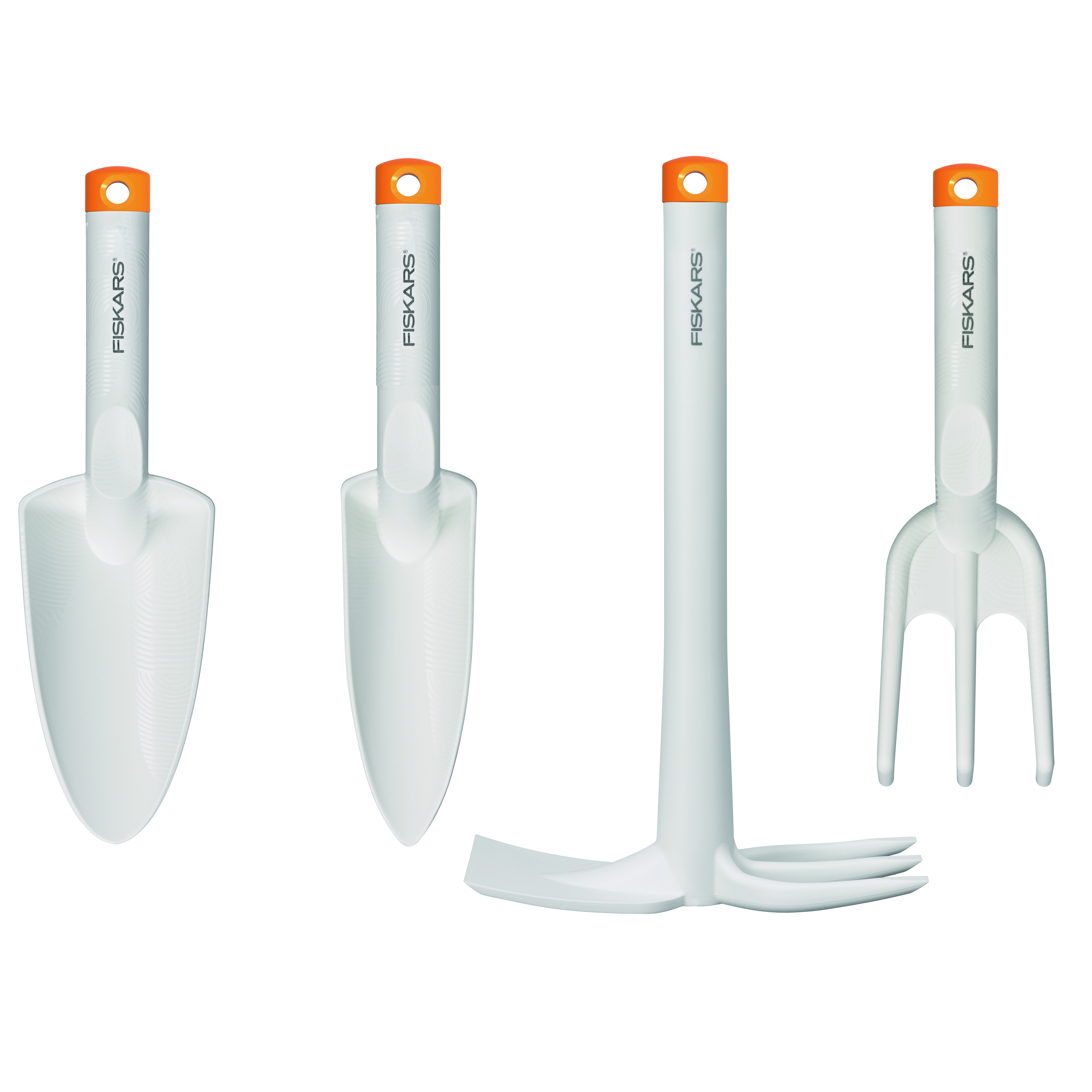 (피스카스) Fiskars 원핸드 원예/가드닝 작업공구 화이트 4종(모종삽,이식삽,포크,괭이), 1개 9,700원