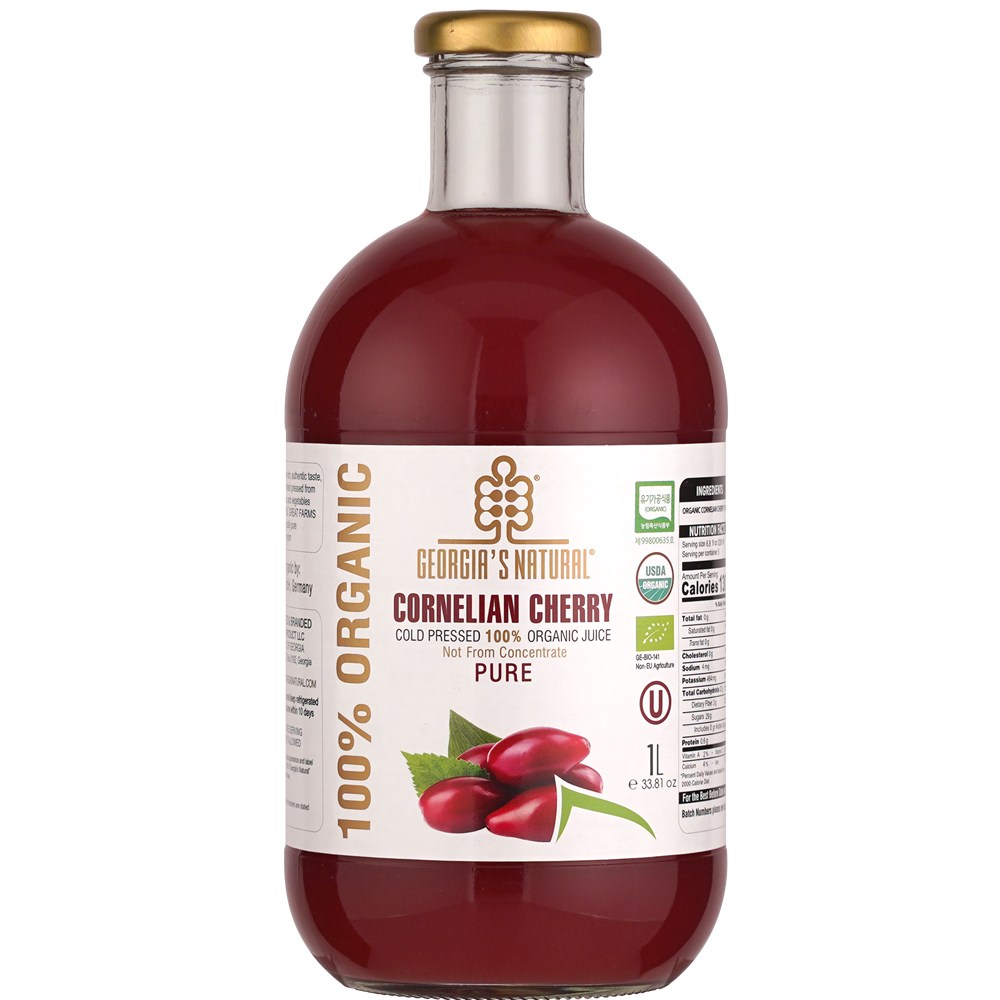 조지아스내추럴 유기농 산수유 코넬리안체리 1,000ml 29,800원