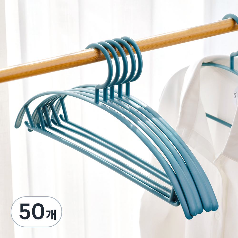 살림의기술 어깨뿔방지 니트 옷걸이, 블루, 50개 21,660원
