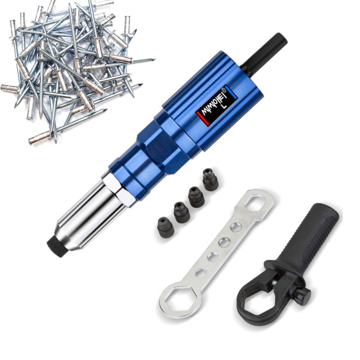 씨씨앤티 전동 리베트건 CCNT-RS2 리벳못 50개 리벳 리베트 리베터기 8종세트 14,700원