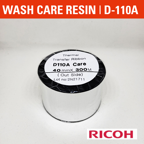 (RICOH)D110A 40mmx300M 10롤 케어라벨전용리본 리코케어리본 공단케어라벨전용리본, 1세트 105,600원