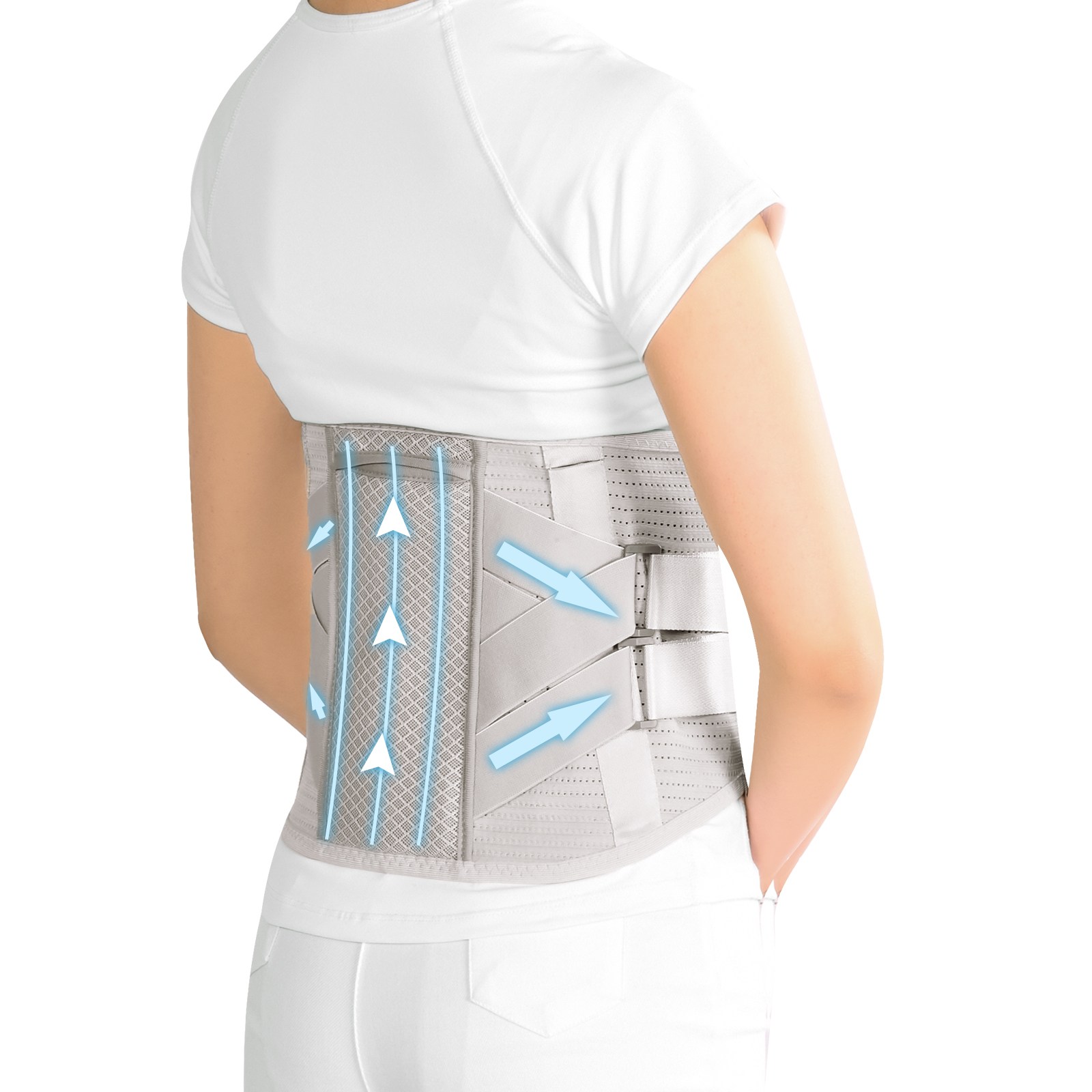 허리보호대 3D 입체 서포트 바이오닉 벨트!  운동 보호대/ 쾌적한 통기성 / 남녀 사계절 데일리 착용 15,630원