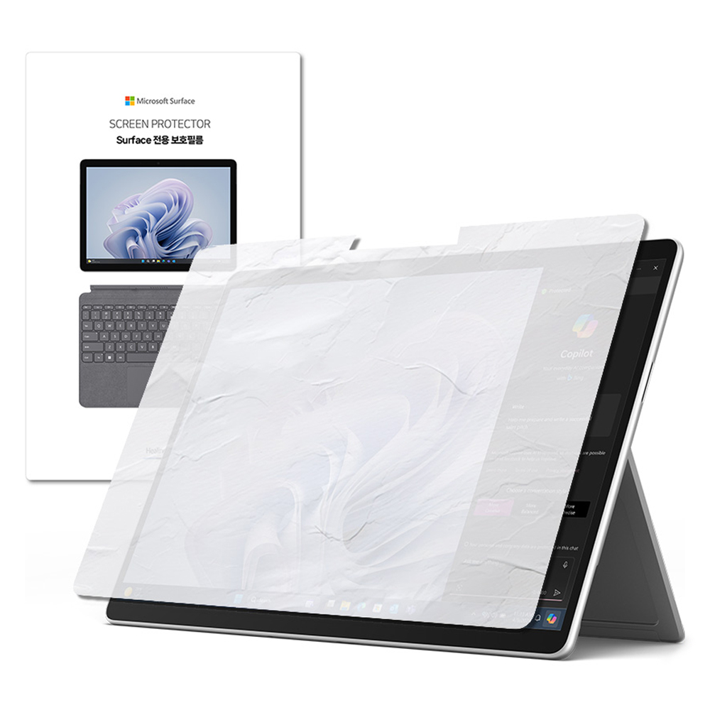 힐링쉴드 마이크로소프트 블루라이트차단 종이질감 지문방지 액정보호필름 + 후면 세트 36,500원