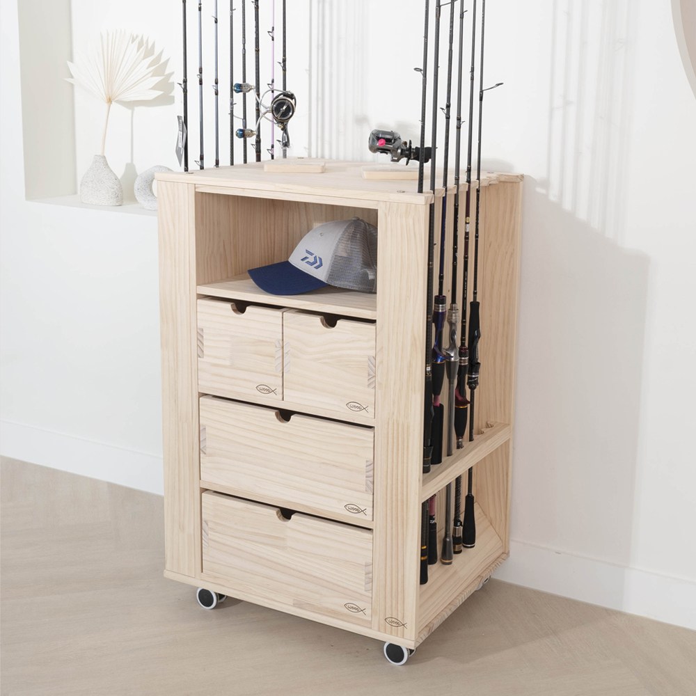 원목거치대 우드지르장 낚시진열대, 단일색상 472,200원