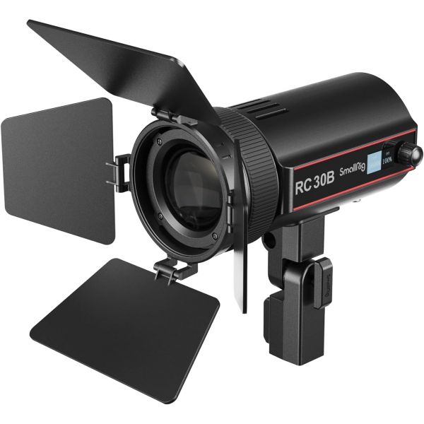 스몰리그 RC 30B COB 비디오 라이트 15°60° 빔 각도 조절 가능 30W 바이컬러 CCT 2700K6500K 10900lux1m CRI 96 TLCI 테이블탑 라이 212,600원