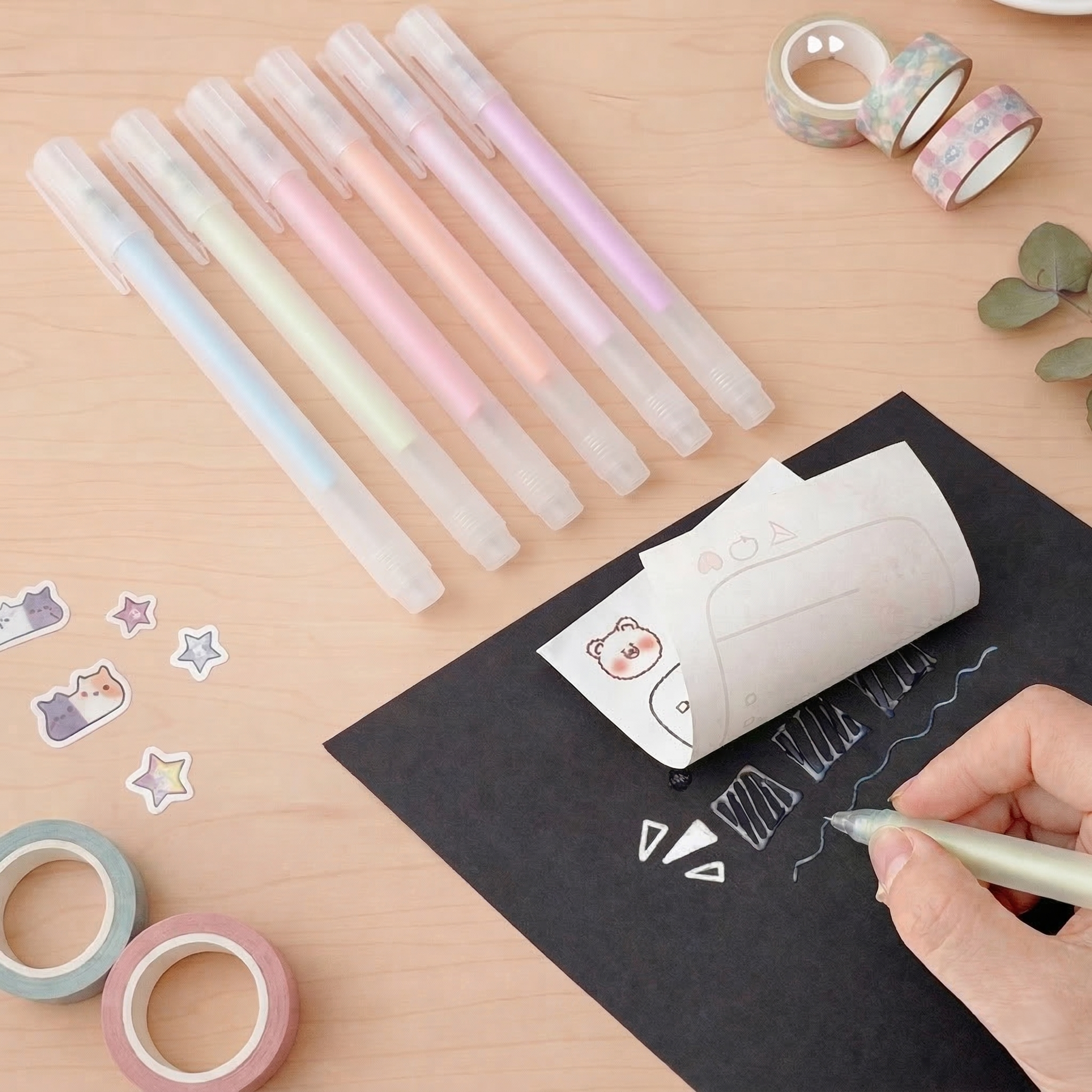 미미무 파스텔 다꾸 접착 글루펜 6종세트+리필 6개, 1세트, 42g 12,500원