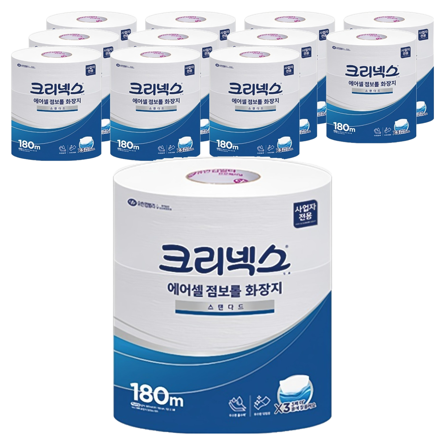 크리넥스 에어셀 1겹 점보롤 화장지 27,960원