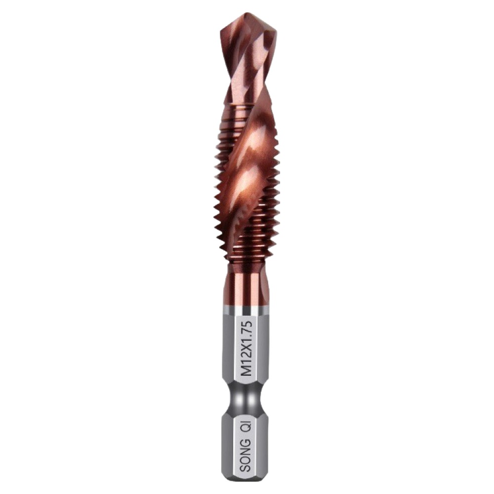 공구PXJ 공업용 복합 탭 탭핑비트 드리비트 탭기리 나사탭 일반드릴 임팩 겸용 비트 m12, 1개 19,000원