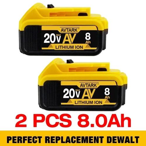 DCB200 20V 배터리 DEWALT 호환 전동 공구와 호환 가능 18V 12Ah 충전식 전동 공구 리튬 배터리 20V 18Volt 18v 12Ah 60,220원