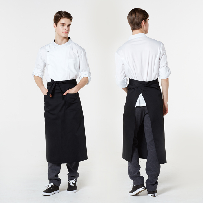 네오브릭 허리형 Long 단색 앞치마, 블랙/a-401, 1개 9,500원