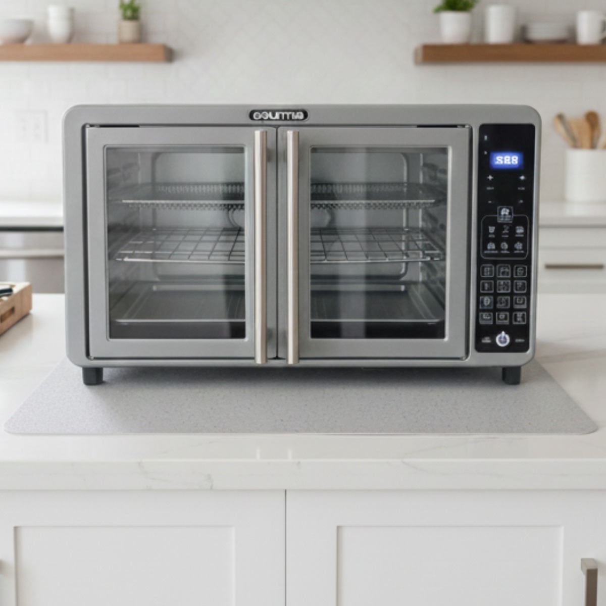 독일모티프매트 에어프라이어 받침대 오븐 깔개 열차단 특대형, 1개, 화이트크림스톤 64,900원