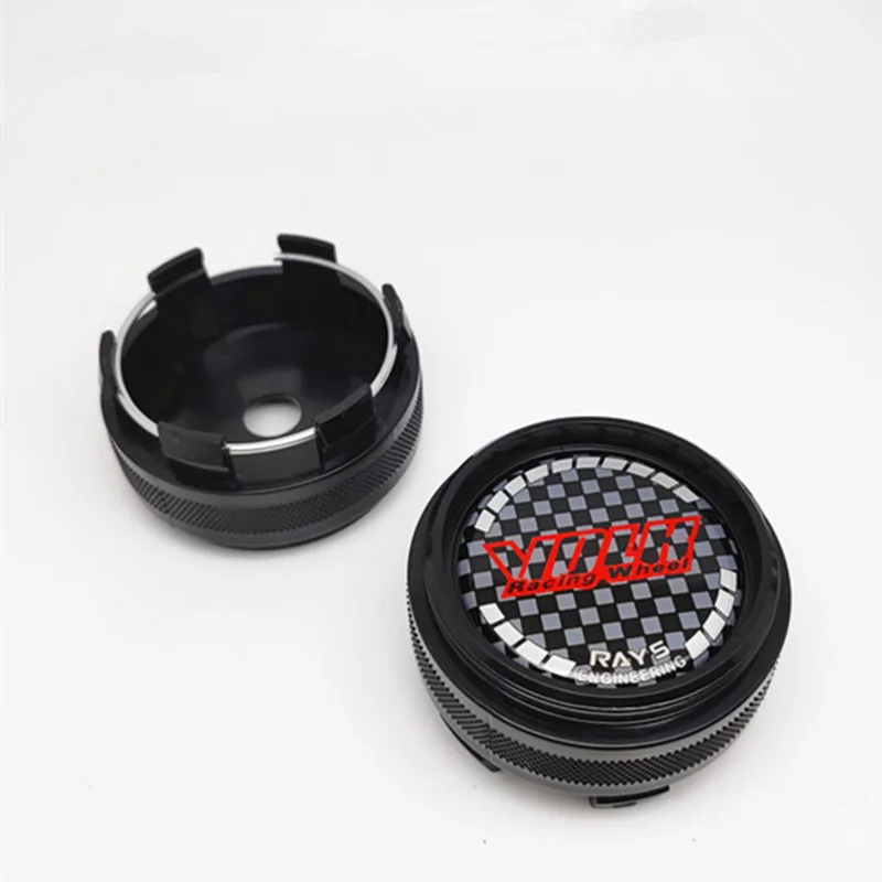 호환 Volk Ray 레이싱 휠 센터 캡 허브 차량 스타일링 림 방진 허브캡 커버 엠블럼 62mm 56mm 4 개 18,900원