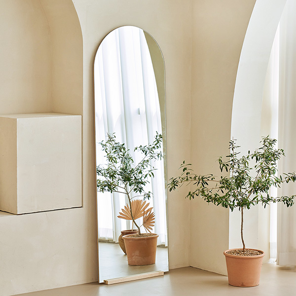 [모노폴리오] 마틸다 노프레임 아치형 전신거울 화장대 탁상거울 4종(450/500/1600/1700) 108,000원