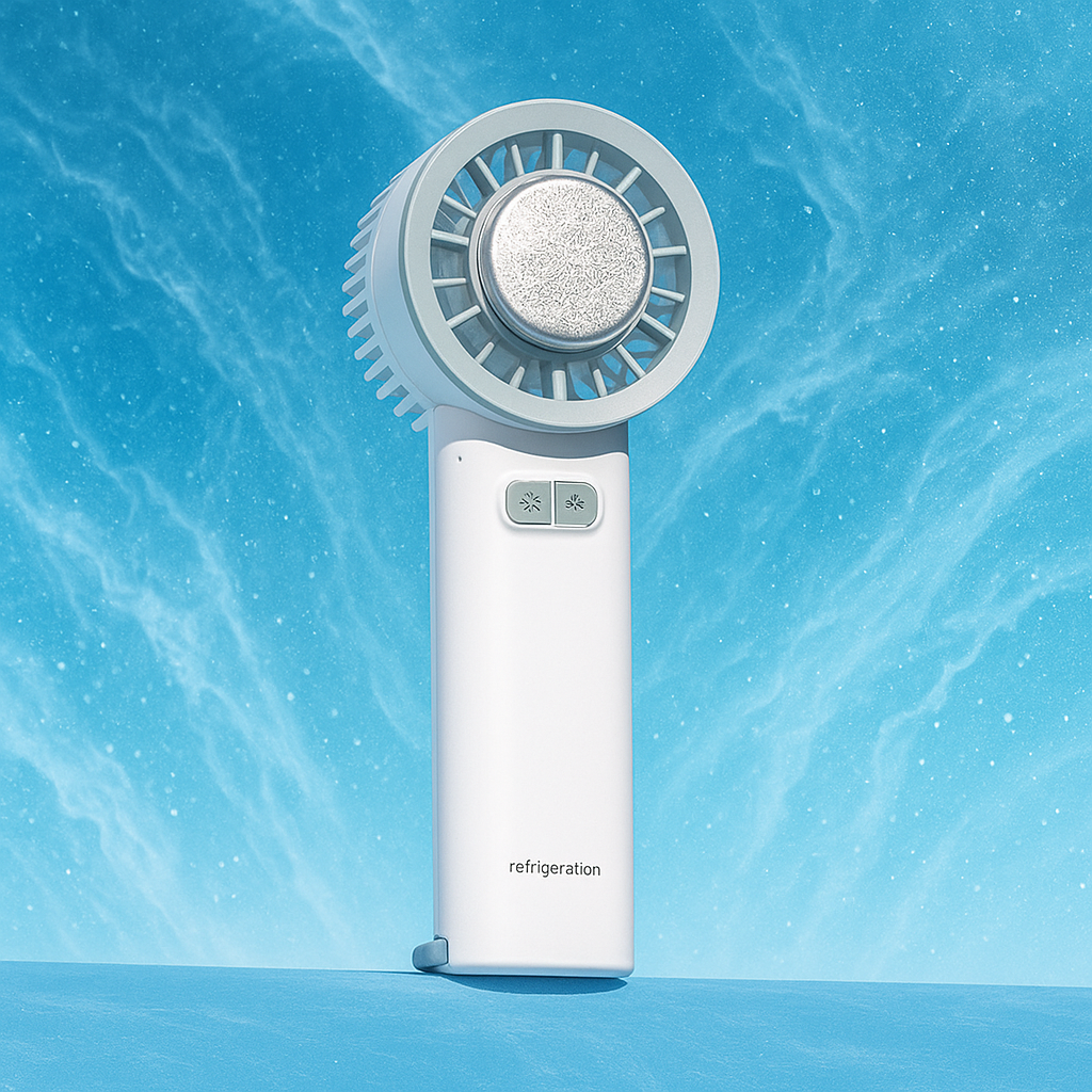휴대용 미니 급냉각 냉각 손풍기 핸디 선풍기 대용량 배터리 탑재, 화이트 34,900원