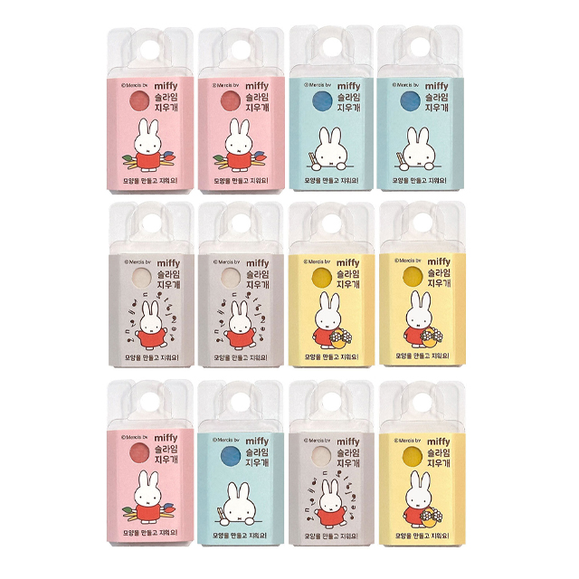 미피 슬라임 지우개 12개, 1세트 9,900원