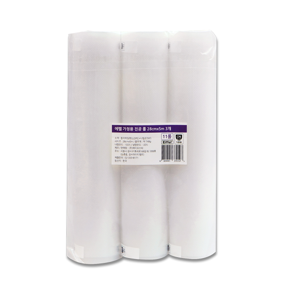 에펠 진공포장기 진공팩 28cmx5mx3개 세트, 3개, 28cmx5m 9,900원
