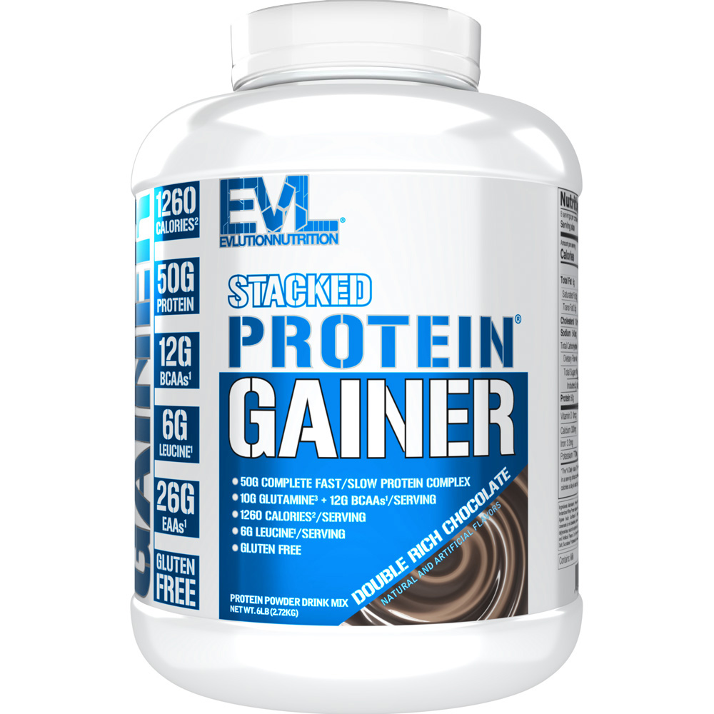 EVLUTIONNUTRITION 스택드 프로틴 게이너 파우더 드링크 믹스 더블 리치 초콜릿 맛 54,120원