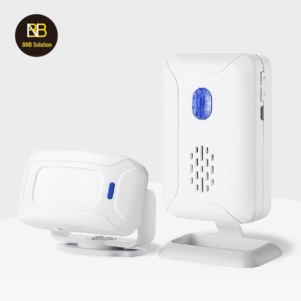 비엔비 가게 출입문 동작 감지 무선 센서벨 매장 손님 알림벨 도어벨 현관 초인종 차임벨 경보기 31,700원