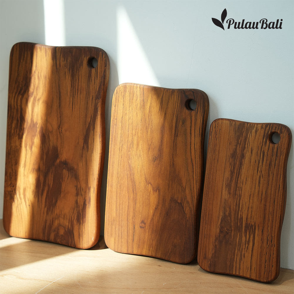 티크 나무 물결 웨이브 도마 23,700원