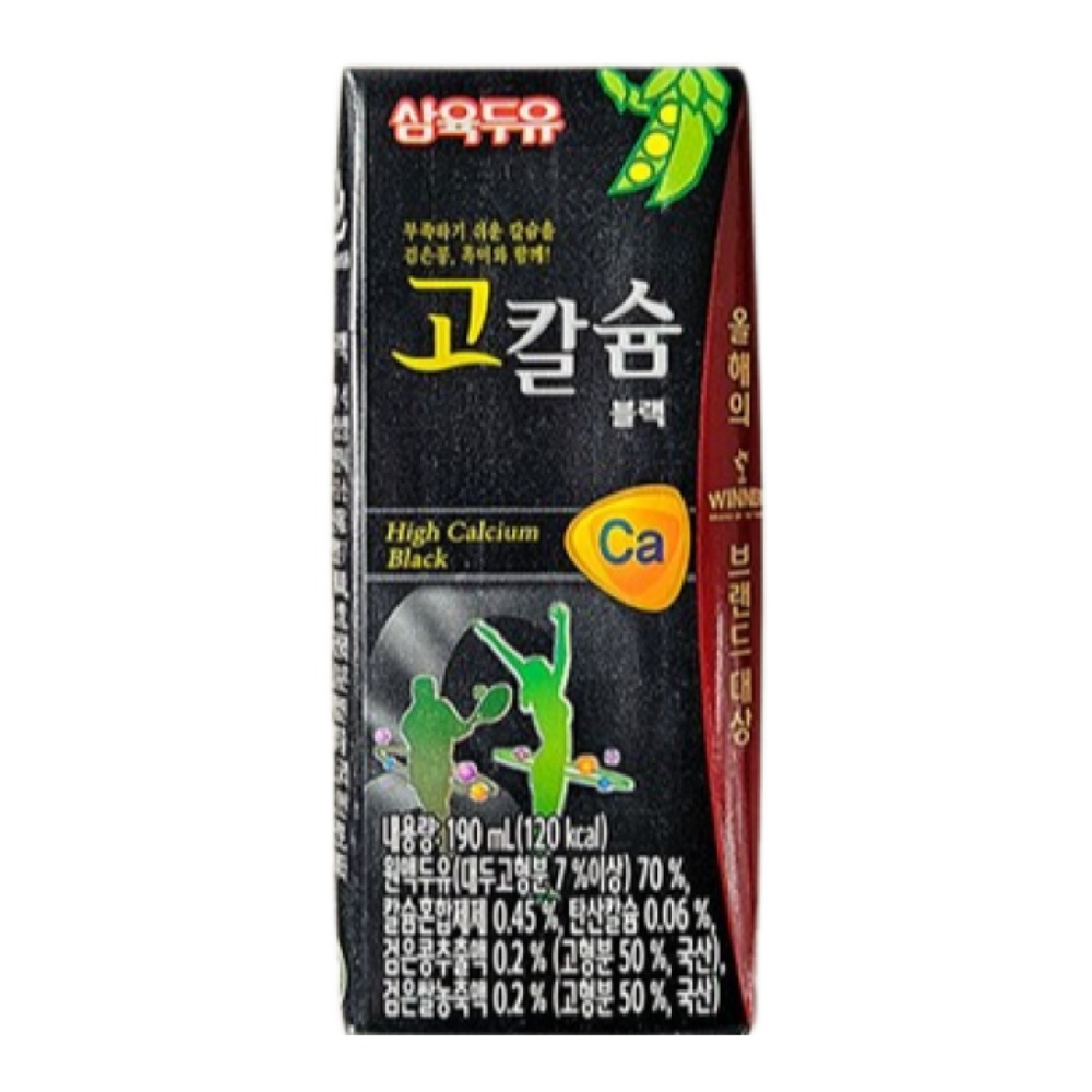 삼육두유 고칼슘 검은콩 흑미 블랙 190ml 12팩, 12개, 190ml 12,800원