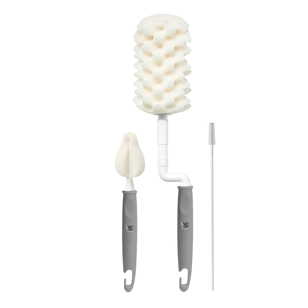 리에또베이비 빅스펀지 젖병솔 3종 세트, 모던그레이, 1세트 8,000원