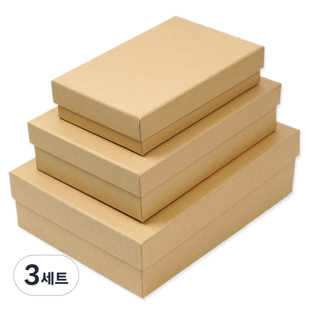 포포팬시 무지 직사각형 선물상자 3종 세트 31,420원