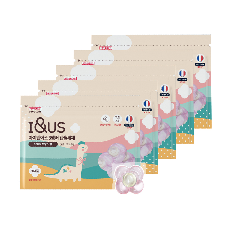 아이앤어스 3챔버 고농축 캡슐세제 카멜리아향 30개입 (중국OEM 생산) 32,100원