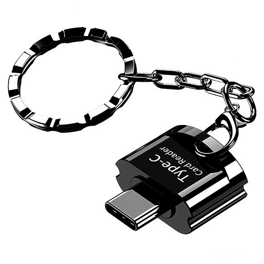 호후 C타입 USB 3.0 미니 젠더 OTG 마이크로 SD 카드 리더기 이거티, 블랙, 1개, 30mm 4,830원