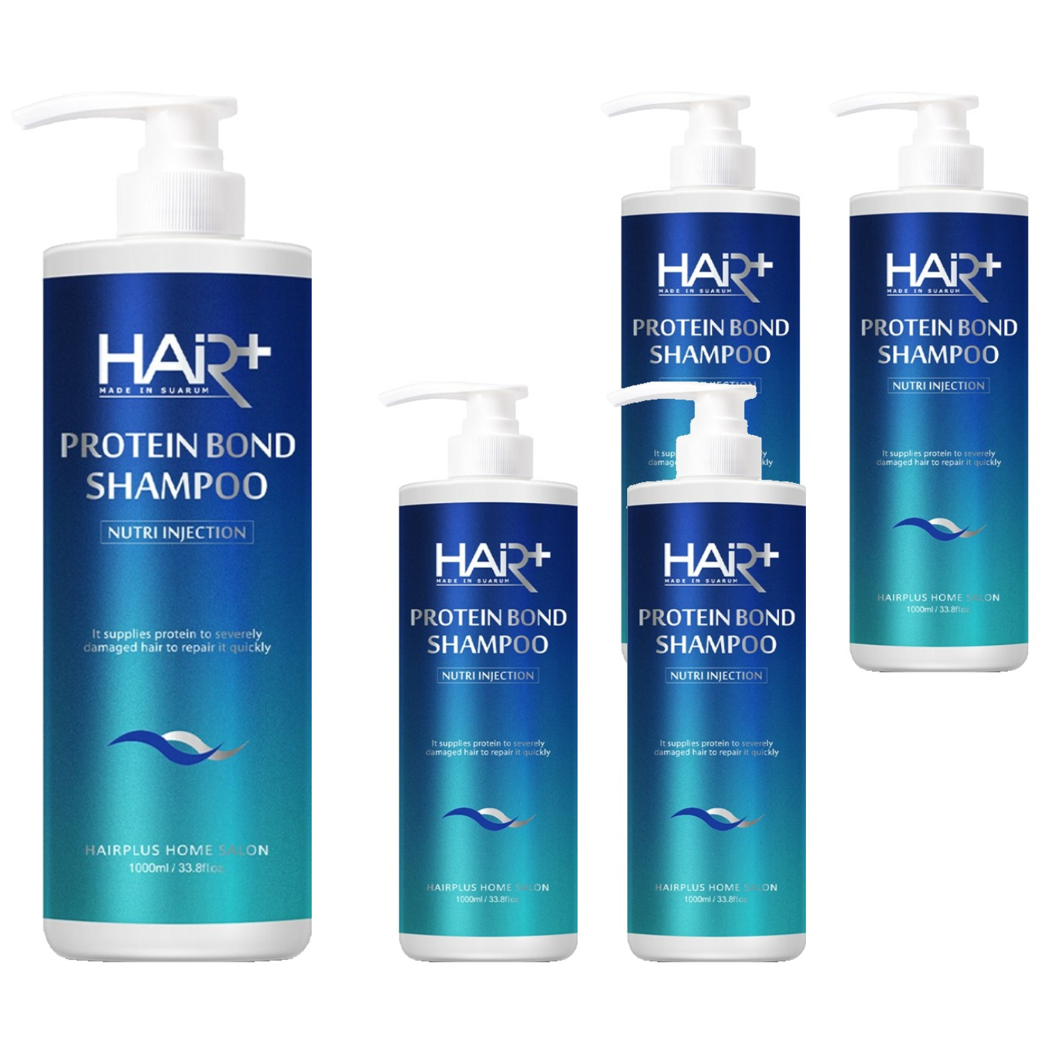 헤어플러스 단백질 본드 약산성 샴푸, 5개, 1000g 87,500원