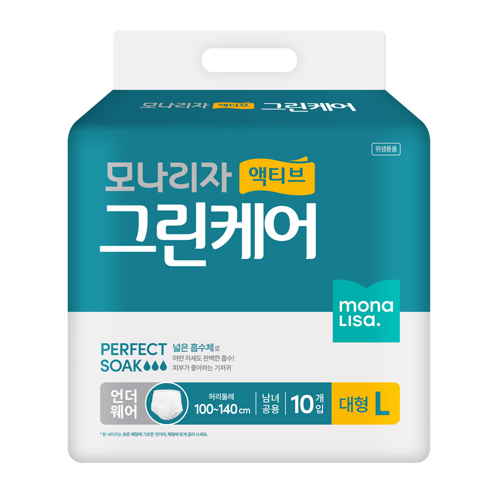 모나리자 남녀공용 액티브 그린케어 성인기저귀 6,580원