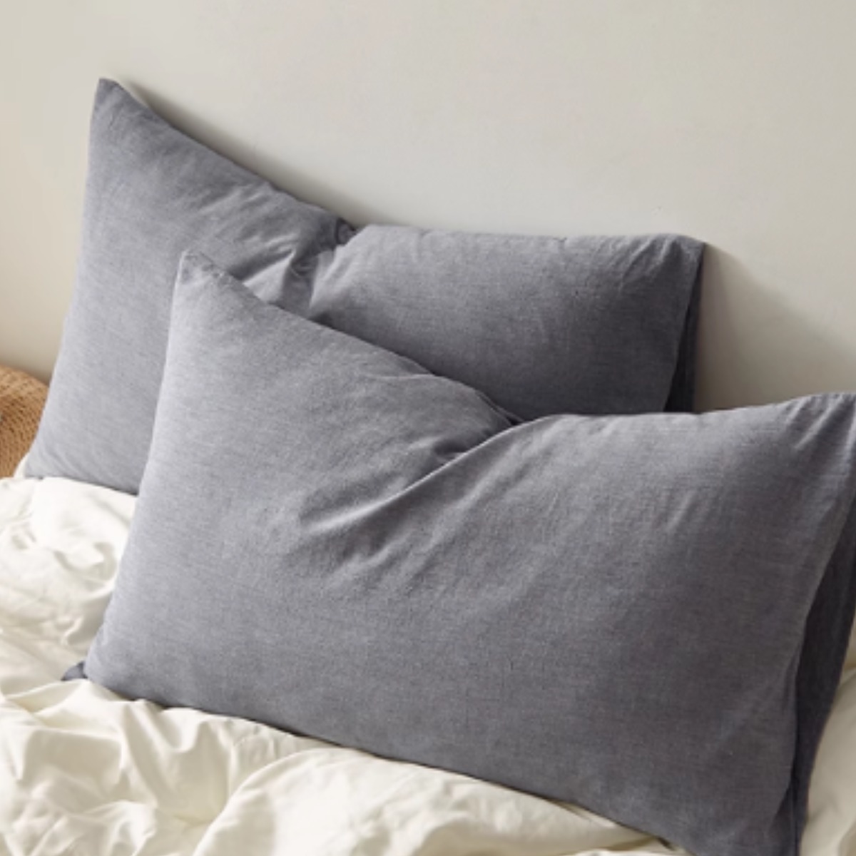 웨이모션 내추럴 워싱 100% 순면 사계절 프리미엄 호텔식 베개 커버 19,900원