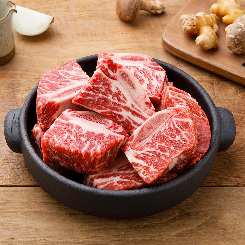 부드러운 꽃갈비만 쓴 미국산 LA갈비 1kg, 1kg(찜용), 1개 40,000원