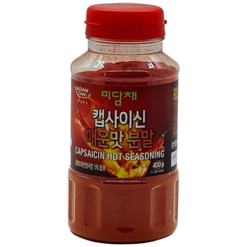 푸드코리아 미담채 캡사이신 매운맛 분말 400g 1BOX(12개입), 4.8kg, 1세트 79,000원