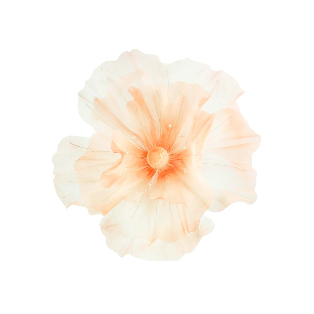 자이언트플라워 대형꽃 실크 웨딩포토존 이벤트소품, 1개, 애프리콧문(오렌지그라데이션) 30,000원