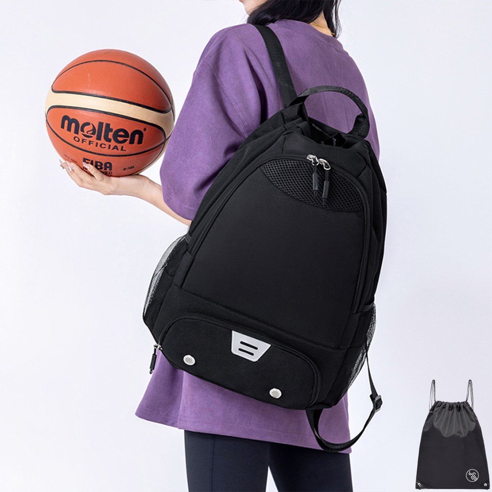 VITALO 코트레디 백팩 축구공 농구공 가방 볼백 신발수납 배낭 (PGN짐쌕가방 지급), BL_블랙, 1개 19,800원