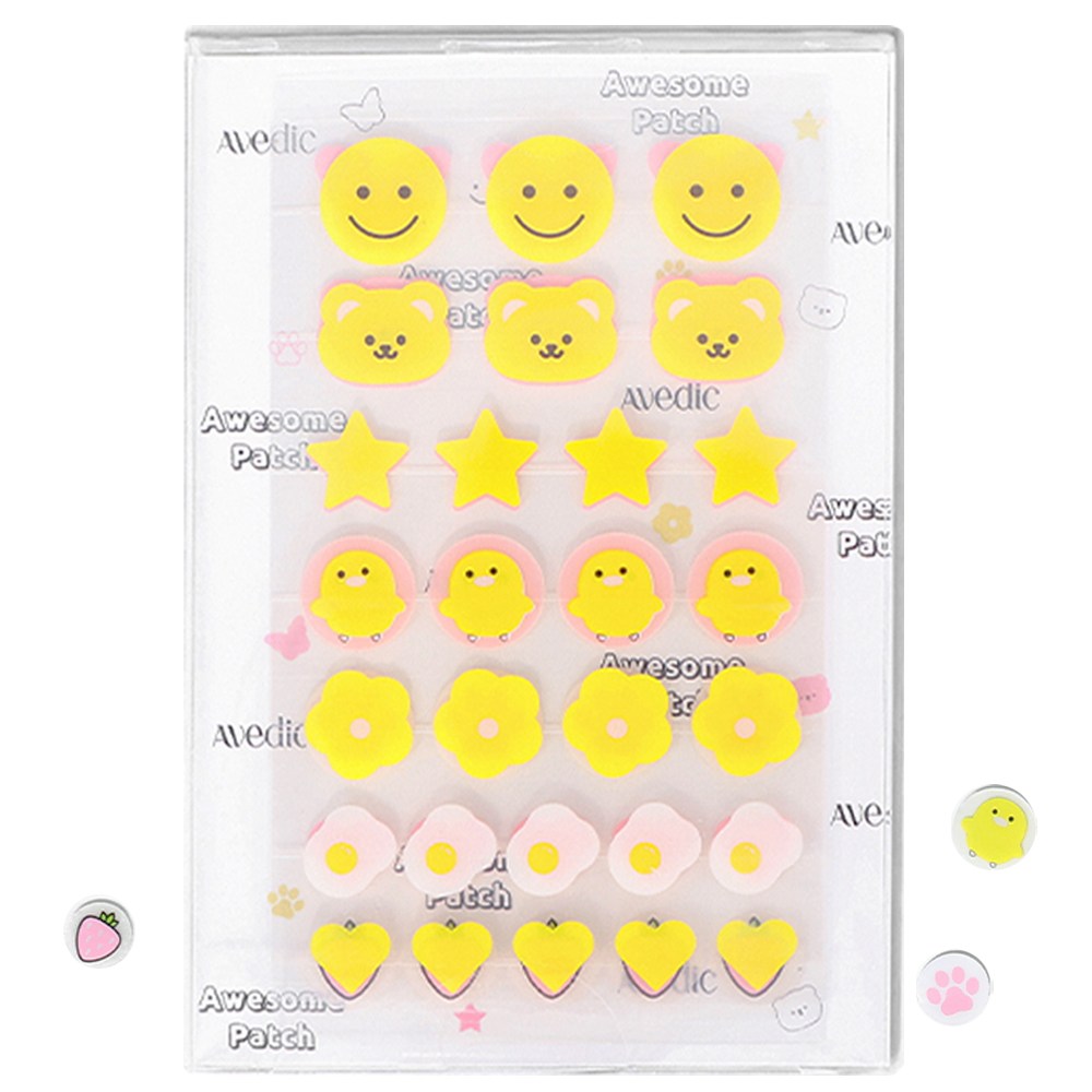 아베딕 하이드로콜로이드 대용량 캐릭터 스팟패치 11,900원