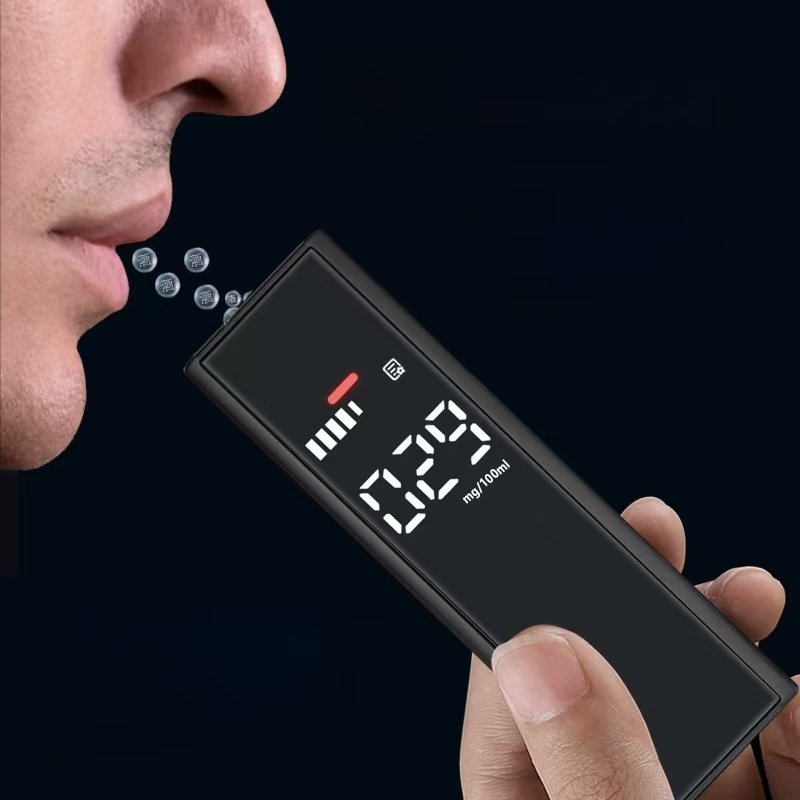 HULULU 휴대용 음주측정기 비접촉식 알코올 측정기 간편측정 디지털 음주감지기, 1개 25,000원