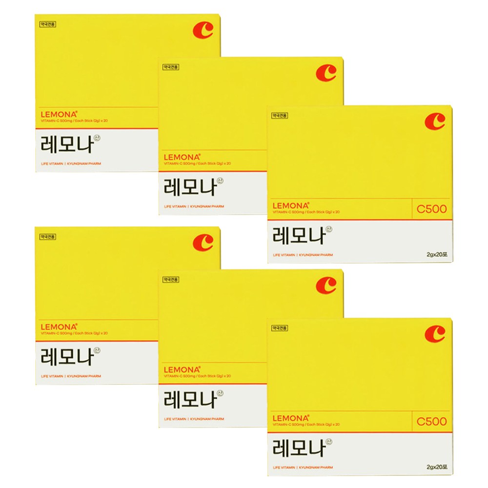 경남제약 레모나산, 6박스, 40g 39,000원