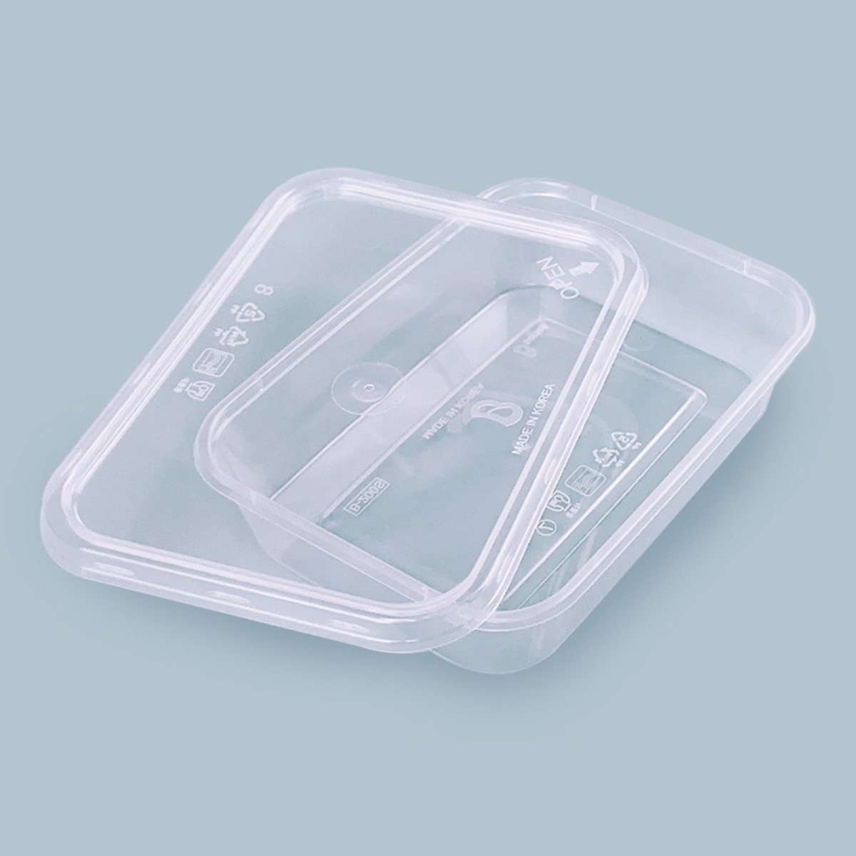 사출 직사각 죽 반찬 용기, 1개, 250세트 36,900원