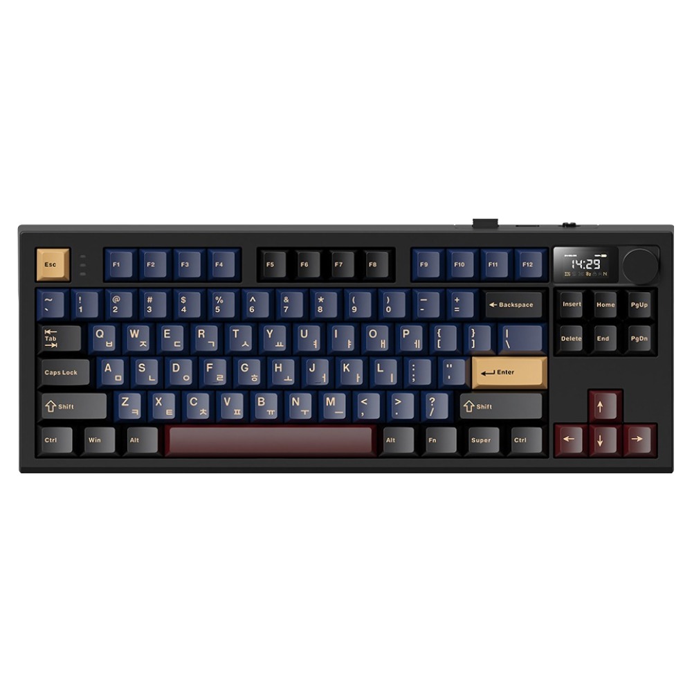 프리플로우 아콘 블루투스 기계식 유무선 텐키리스 키보드, 이클립스, archon AK47, 세이야축 67,000원