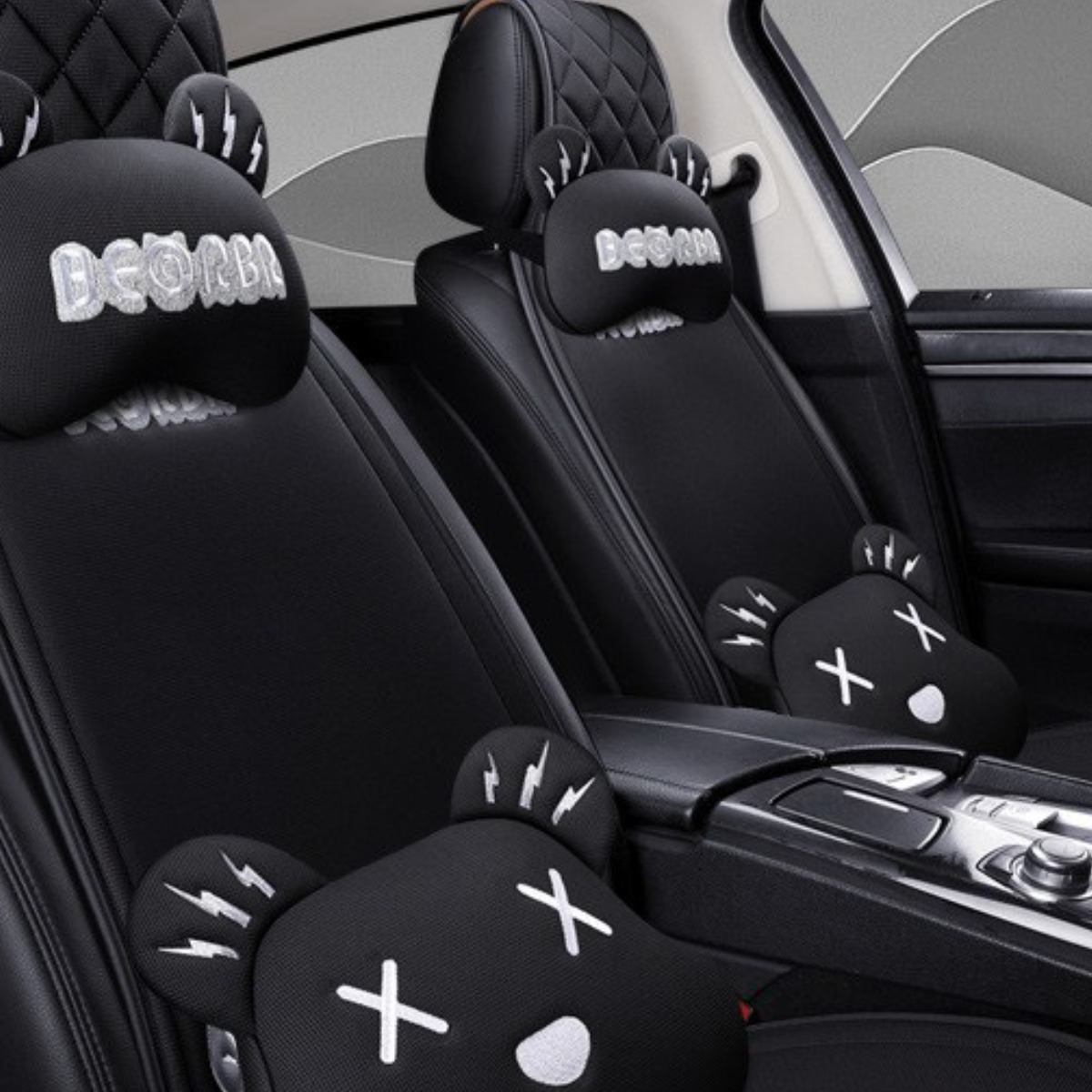 고고스 경차전용 시트커버 풀세트 사계절 3d매쉬소재 통풍방석 자동차꾸미기, 1세트, 경차전용 블랙 풀세트(목쿠션2개+허리쿠션2개 포함) 178,600원