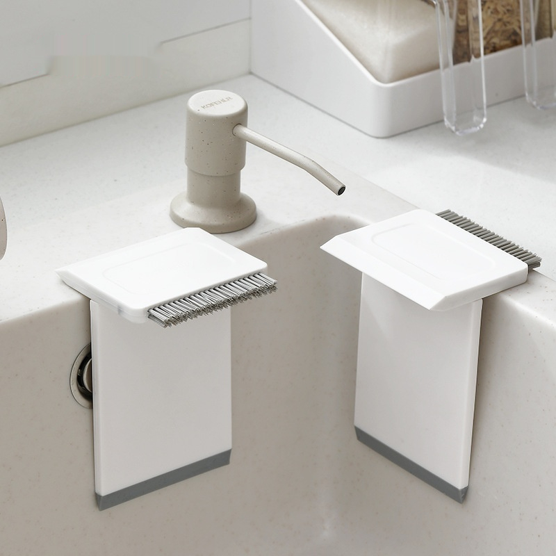 뉴토피아 조리대 거울 틈새청소 미니 물기제거솔, 화이트, 1개, 현재가 7,420원