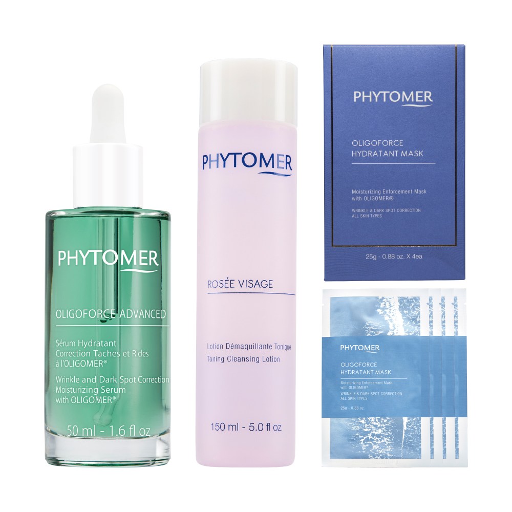 피토메르 올리고포스 광채 세럼 50ml, 로제비자쥐 토너 150ml, 올리고포스 이드라땅 보습 마스크 1박스(4매) 159,000원