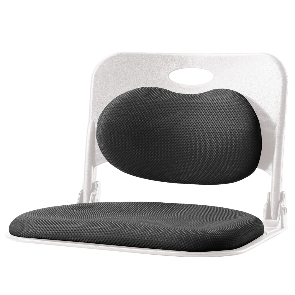 청심의자 폴더백 하트요추 좌식의자 메쉬원단 화이트바디 38,000원