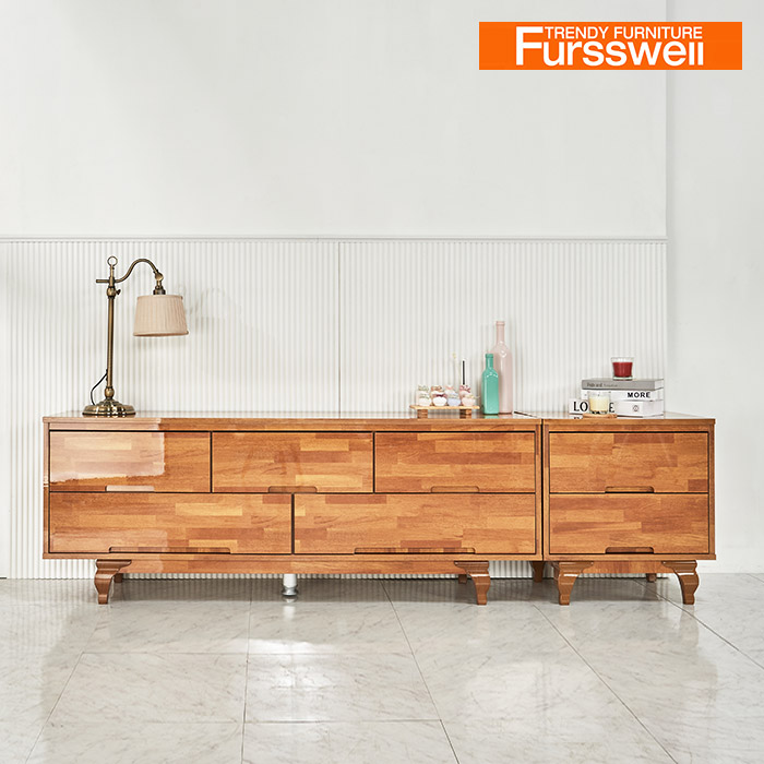 퍼스웰 샤이닝 UV하이그로시 2160-2단 거실장TV장(NL_011) 486,000원