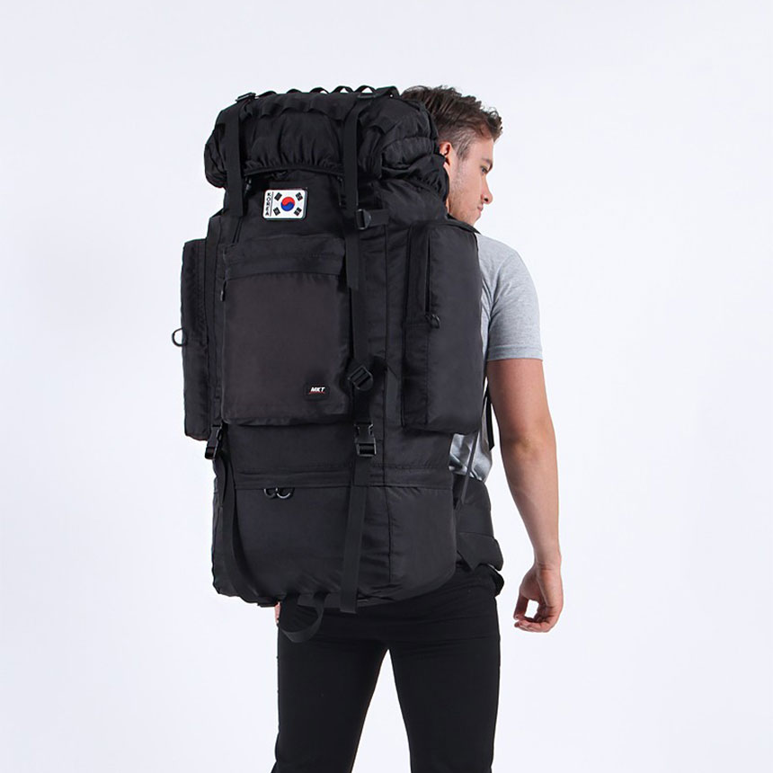 자이언트 백패킹 배낭 대용량 100L 세계여행 비박 군장 생존 95,000원