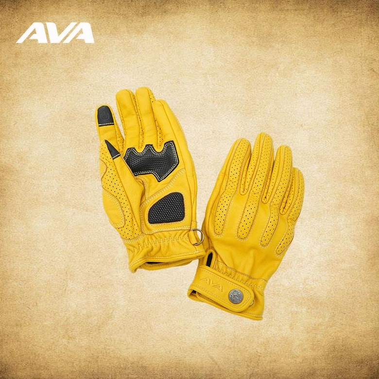AVA 레트로 양가죽 라이딩 장갑 V7 터치가능 오토바이 장비 84,700원