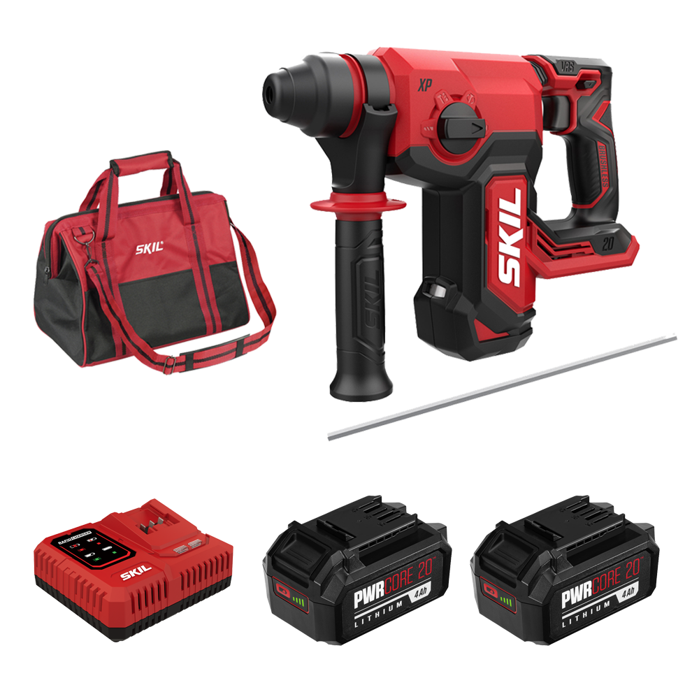 SKIL 스킬 20V 충전 로터리 해머드릴 베어툴 RH1780SE00 2팩 set 355,000원