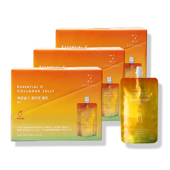 [콜라겐 함유] 에브리데이즈 에센셜 C 곤약젤리 비타민C 저칼로리 망고 150g 10팩 3박스 56,200원